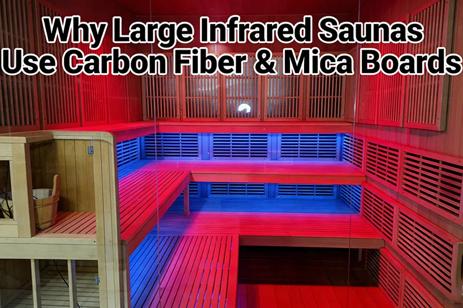 Why Large Infrared Saunas Use Carbon Fiber & Mica Boards？